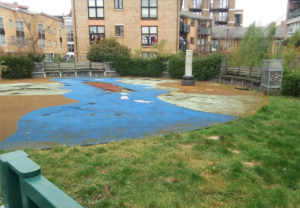 Old playground space at Broomfield Street